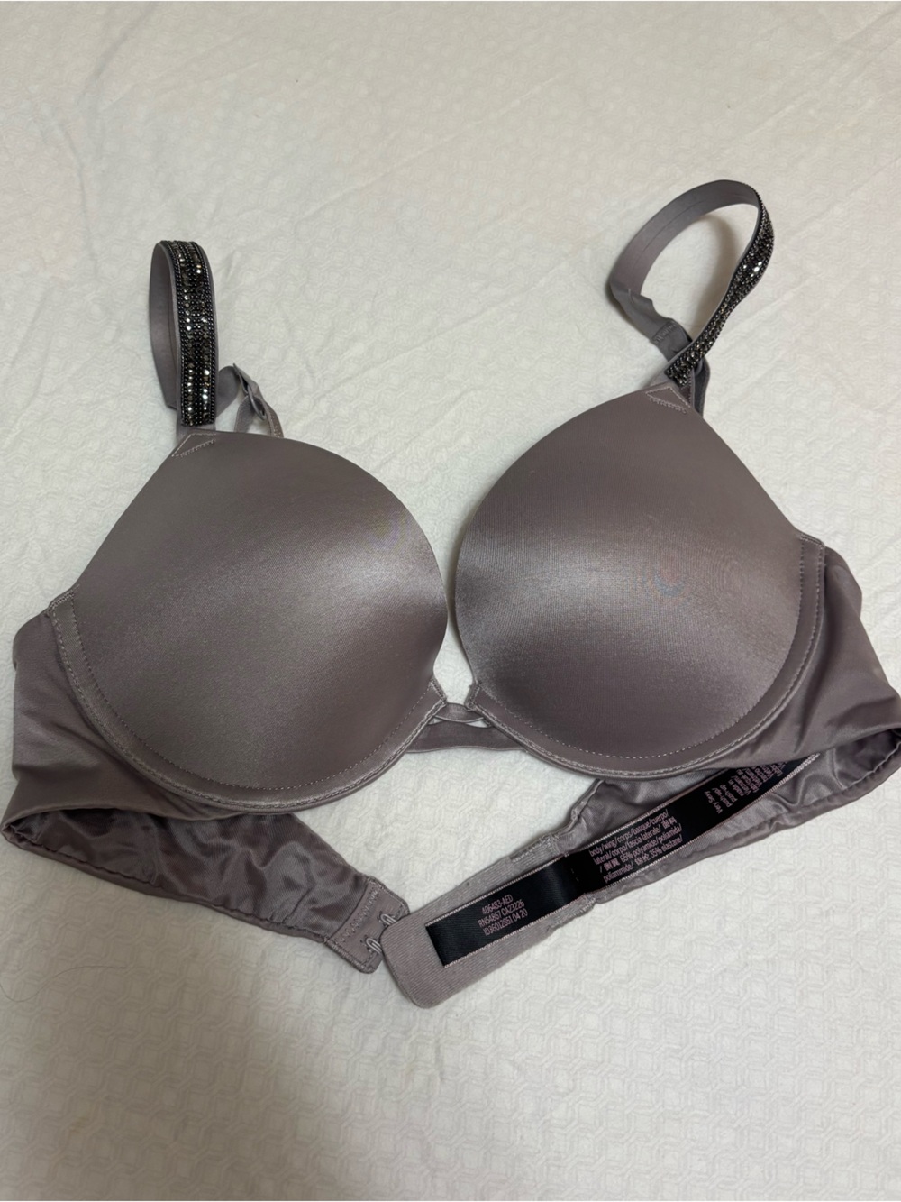 Victoria’s Secret Very Sexy silky gems straps mauve push up bra